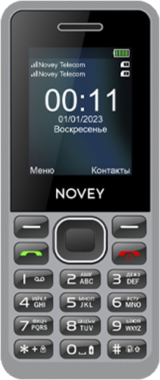 Кнопочный телефон Novey 11 Gray