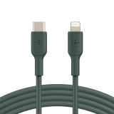 Belkin Cable  Lightning - USB-С, 1m, PVC, midnight green